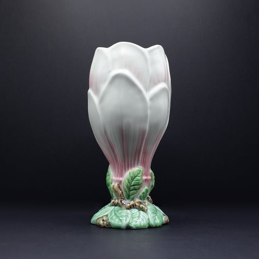 Tall magnolia vase - FLORA BLACK