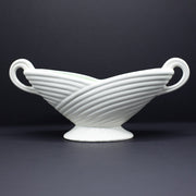 Twin Handled Rope Design Mantel Vase - FLORA BLACK