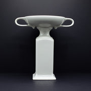 Unusual Twin Handled Dish on Plynth - FLORA BLACK