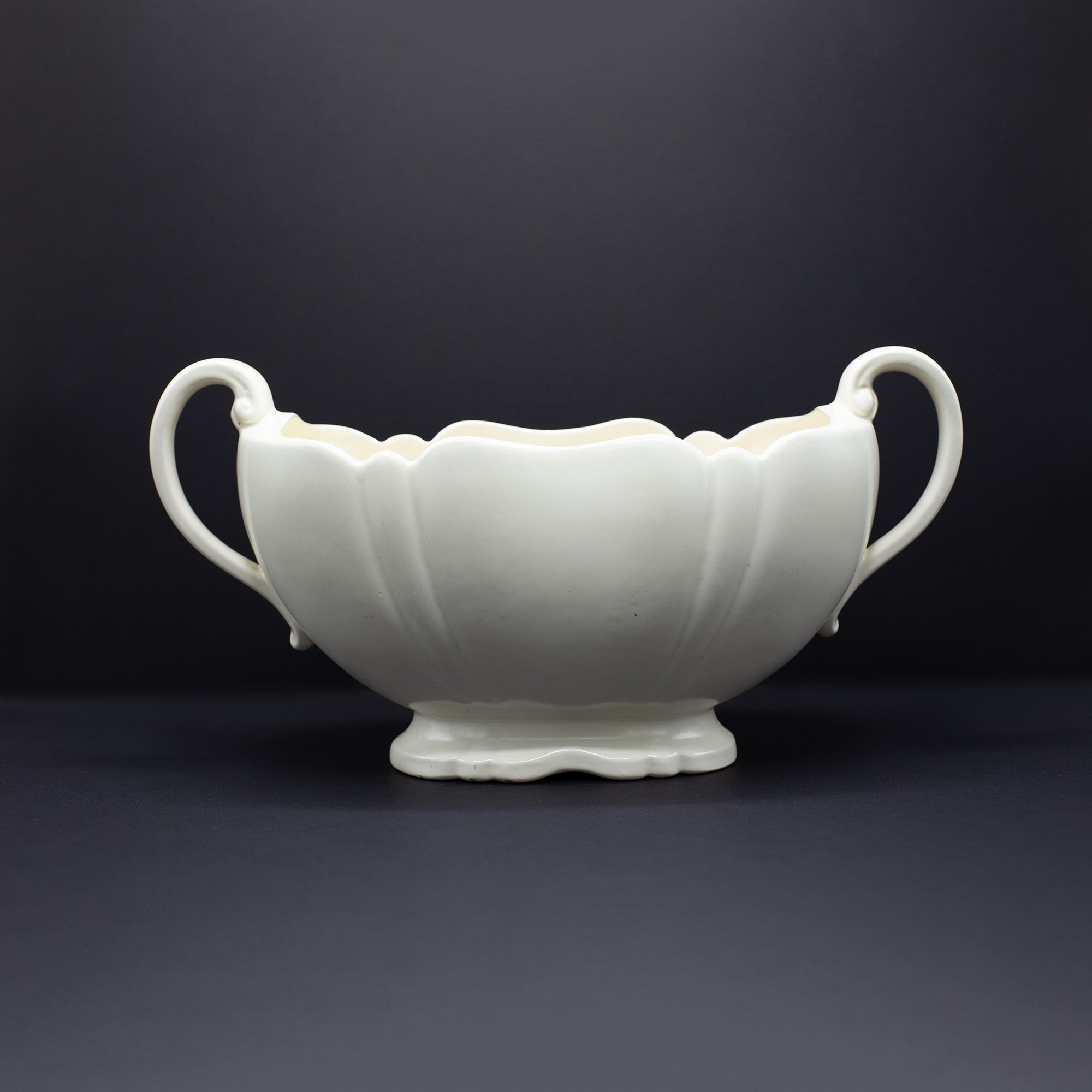 Wonderful Large Mantle Vase - FLORA BLACK