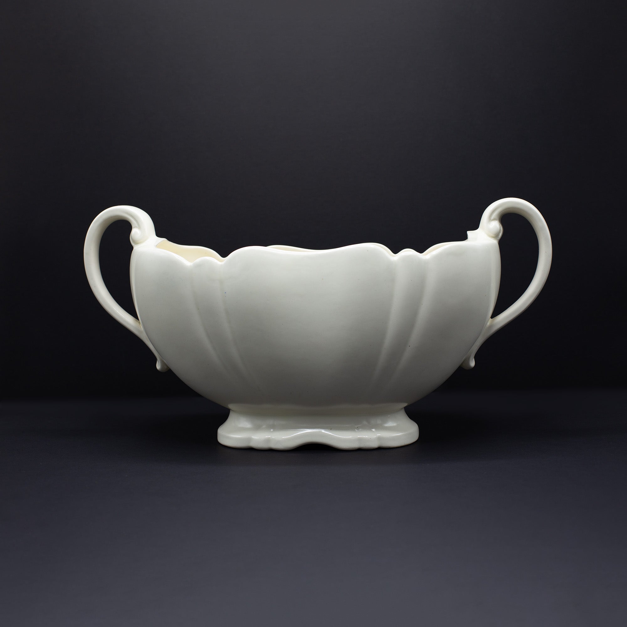 Wonderful Large Mantle Vase - FLORA BLACK