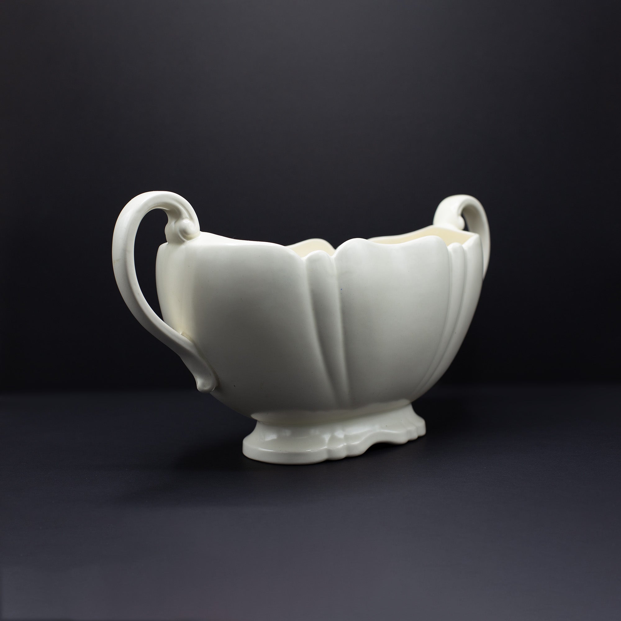 Wonderful Large Mantle Vase - FLORA BLACK