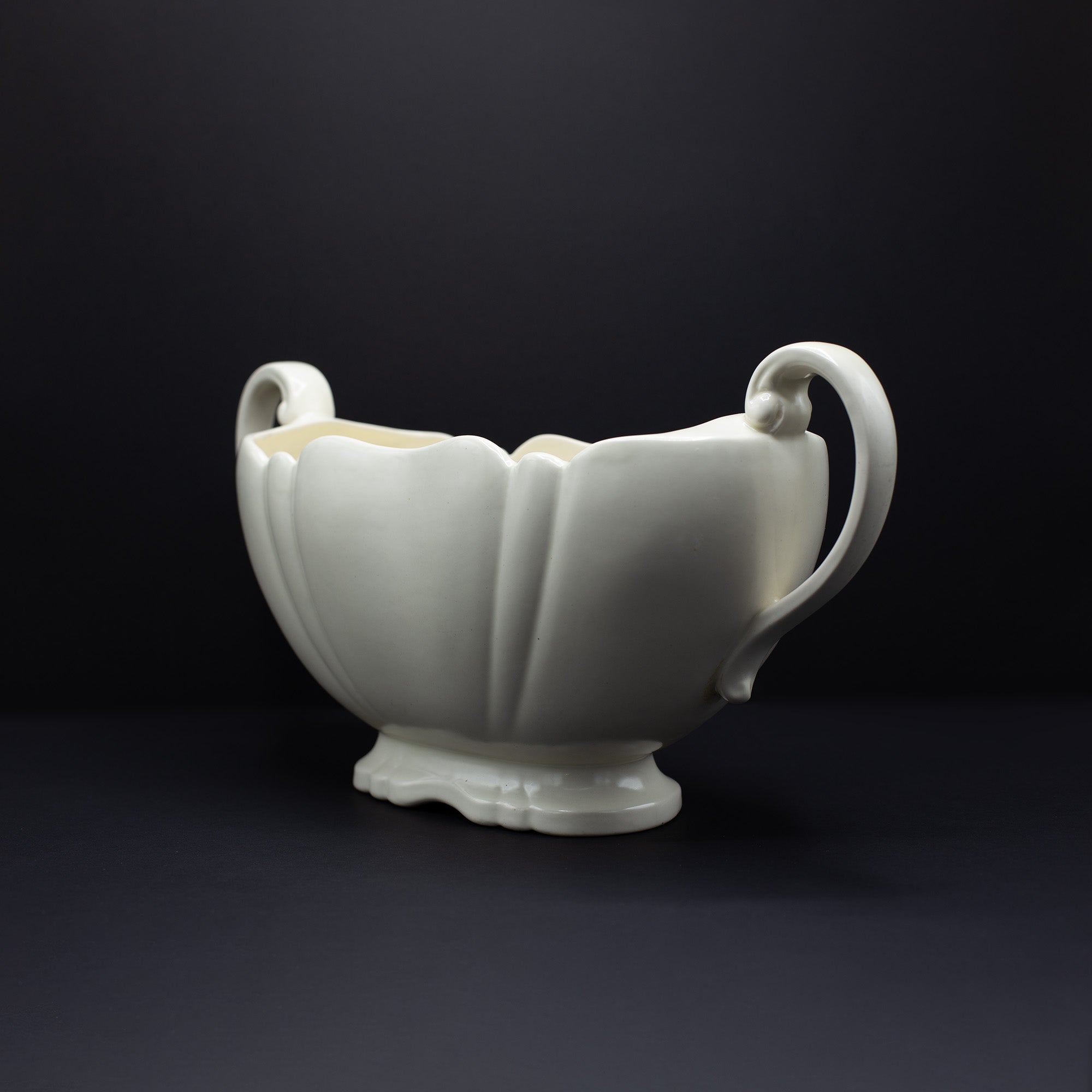 Wonderful Large Mantle Vase - FLORA BLACK